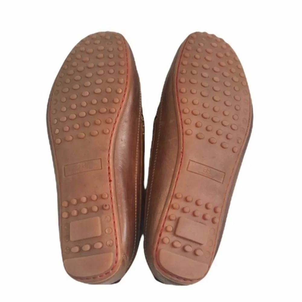 Allen Edmonds Interstate 90 Tan Camel Leather‎ Driving Shoes Loafers Size 10